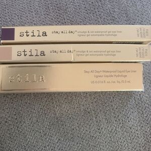 Stila Stay All Day Waterproof Eye-liner, Bundle of 3, NIB